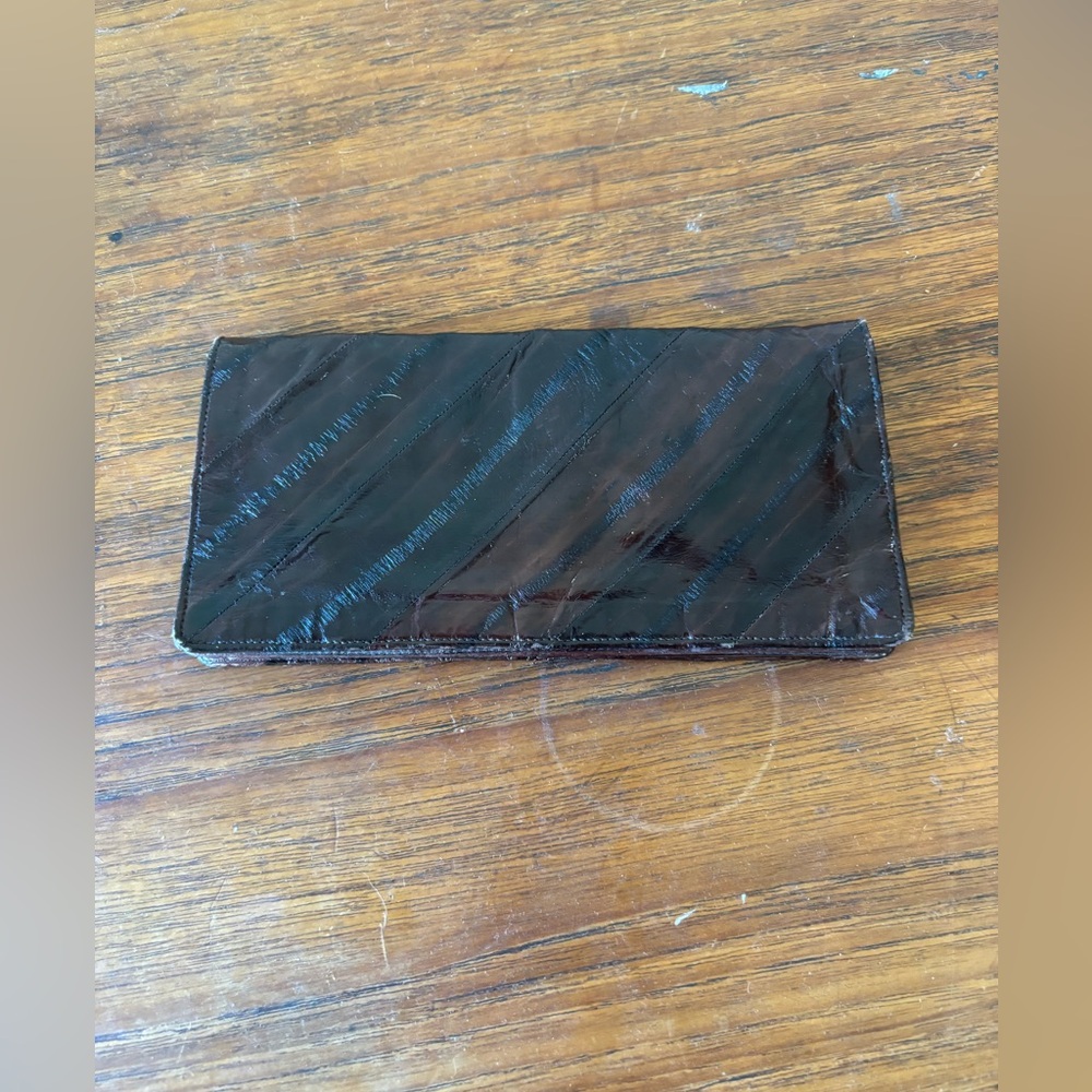 Joli Vintage Eel Skin Bifold Wallet